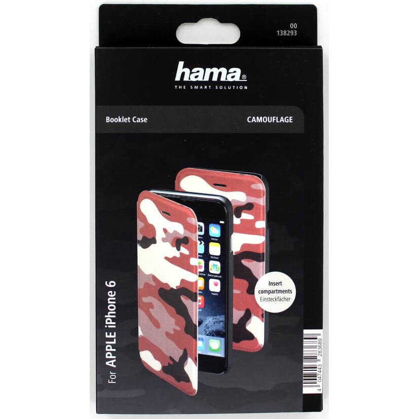 HAMA Lommebokveske DesignLine iPhone6/6S Camo Brun