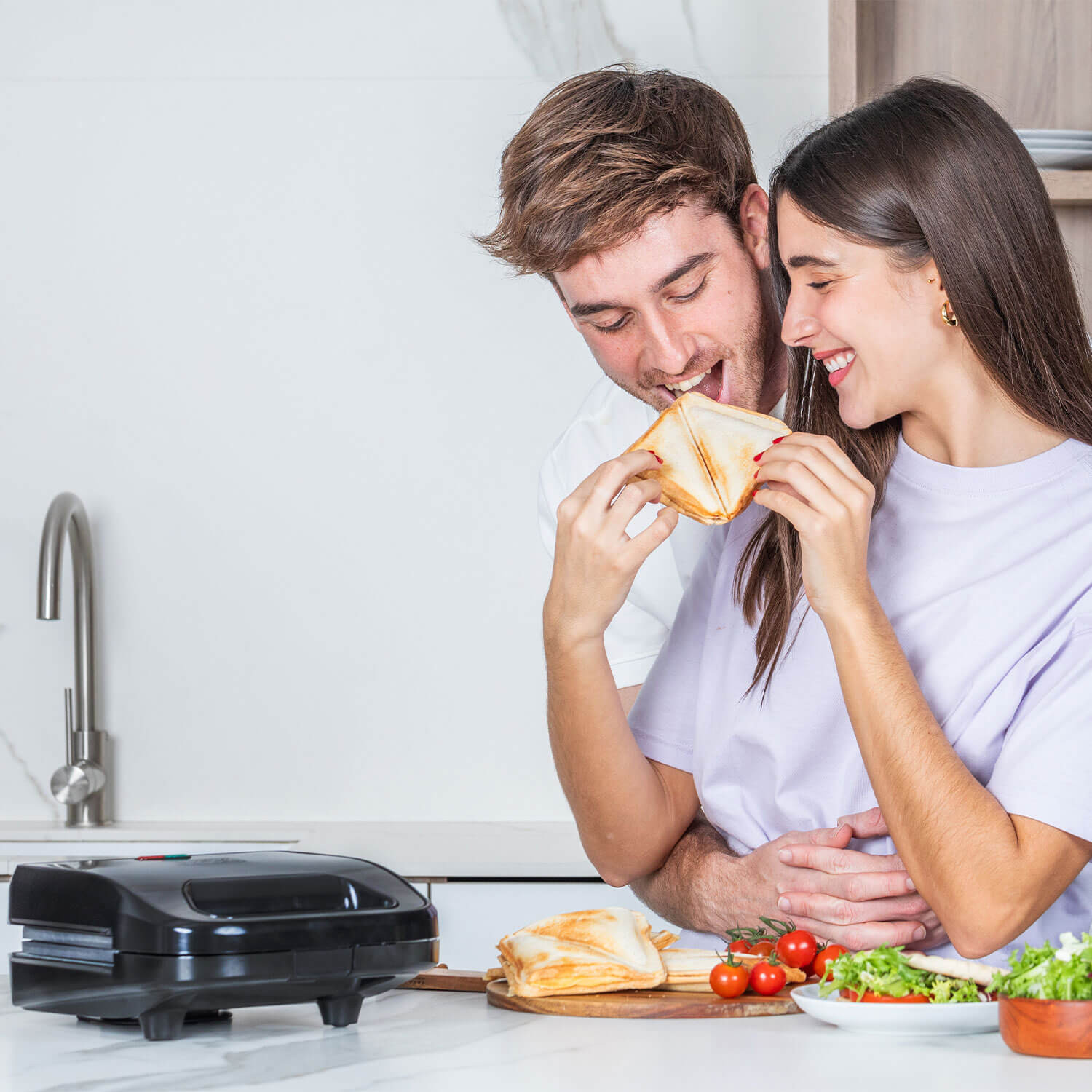 BLACK+DECKER Sandwich Maker Grill Sandwich Waffle