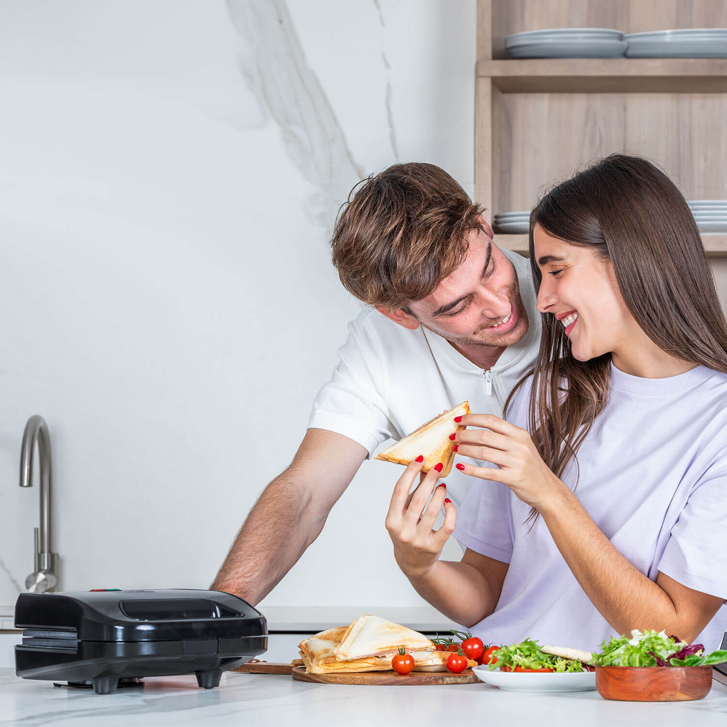 BLACK+DECKER Sandwich Maker Grill Sandwich Waffle
