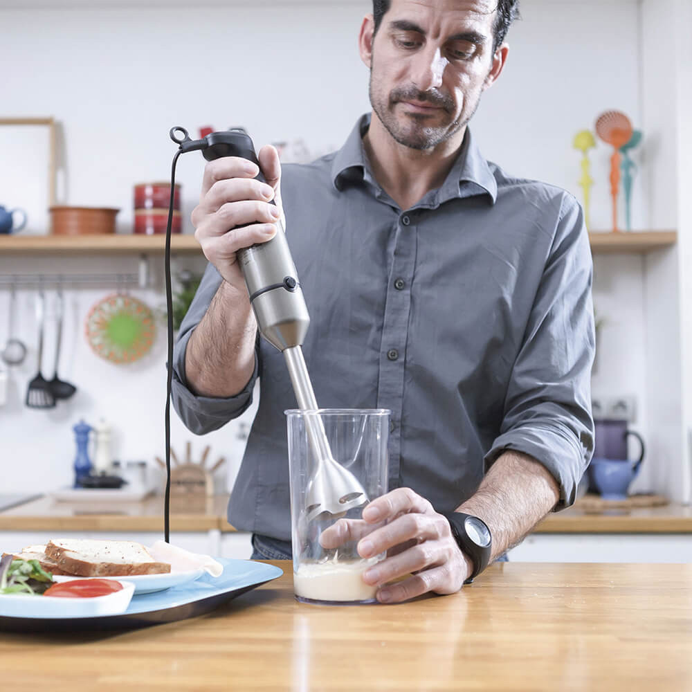 BLACK+DECKER Hand Blender Set 1200W Brushed