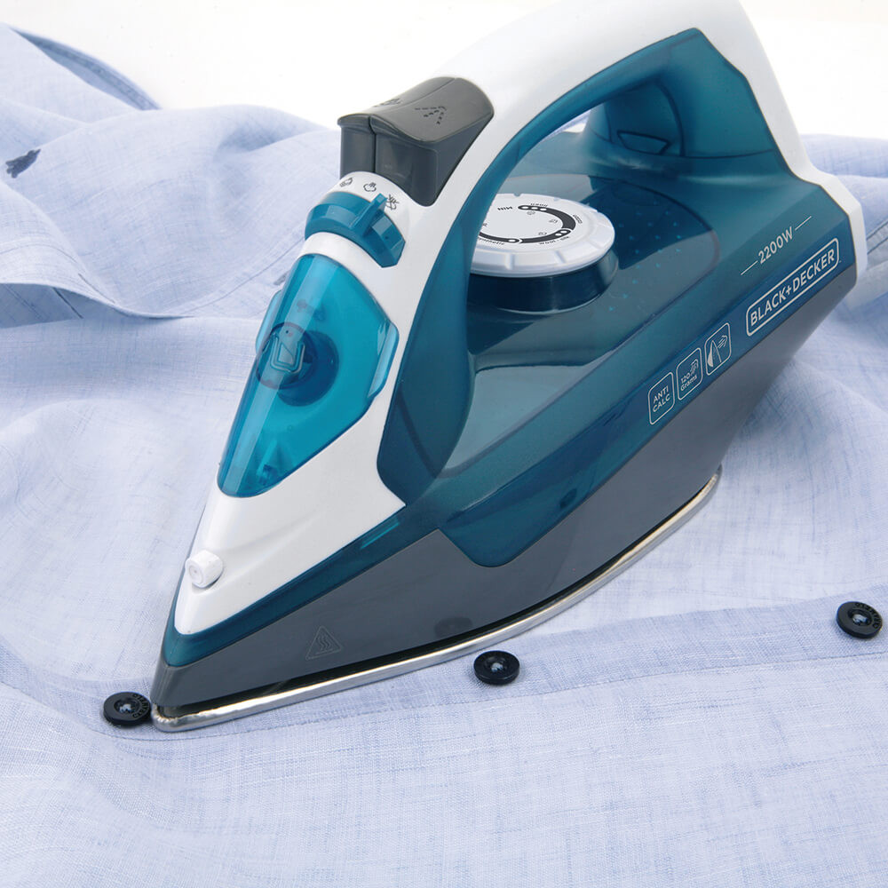 BLACK+DECKER Strykejern Steam Iron Blå