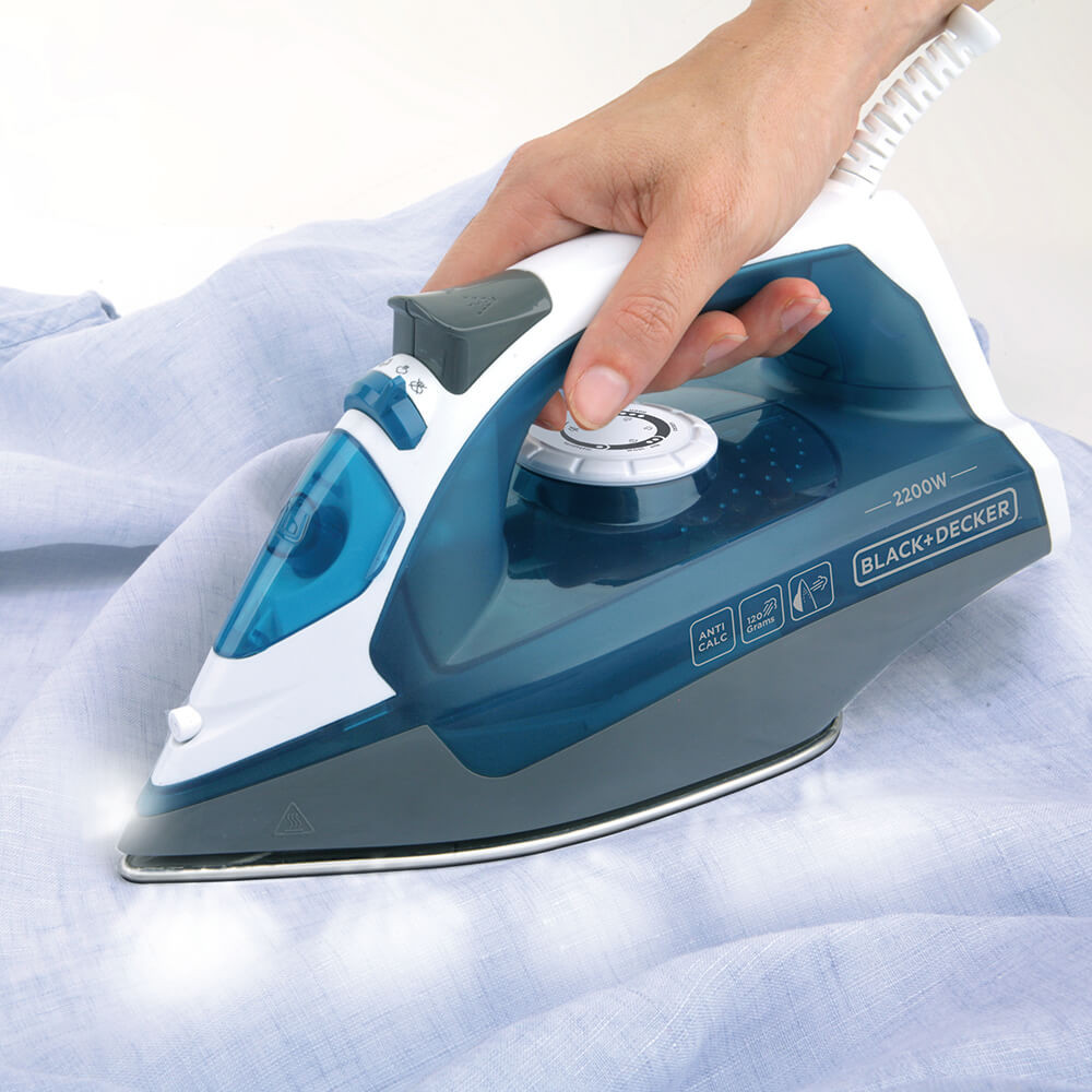 BLACK+DECKER Strykejern Steam Iron Blå