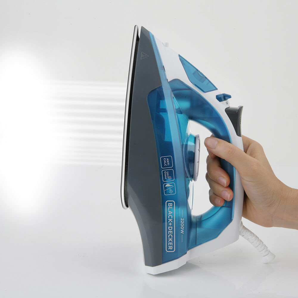 BLACK+DECKER Strykejern Steam Iron Blå