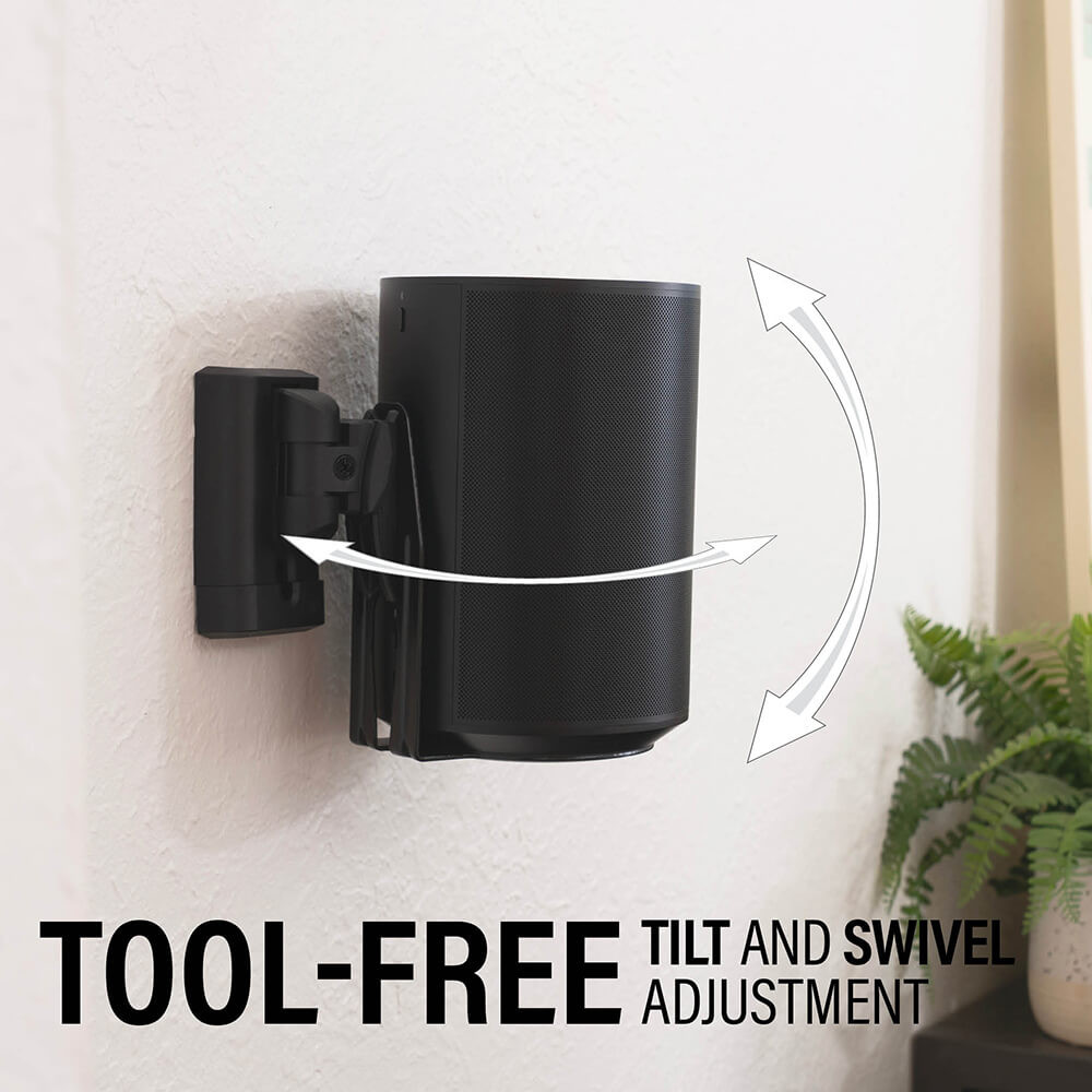 SANUS Wall Mount for Sonos ERA100 Pair Black