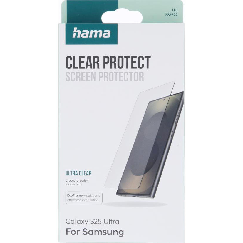 HAMA Clear Protect Screen Protector Samsung Galaxy S25 Ultra