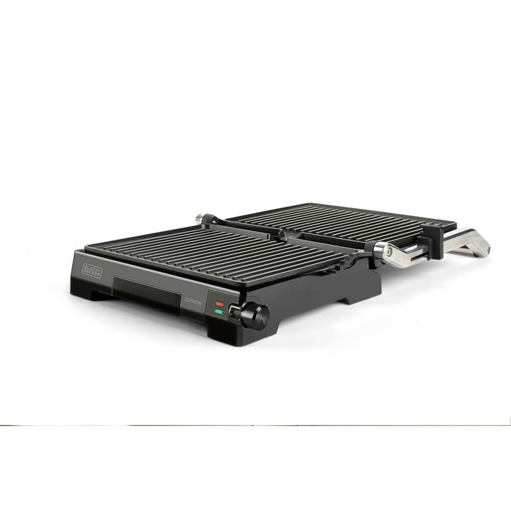 BLACK+DECKER Bordgrill Temp Control 2200W Brushed