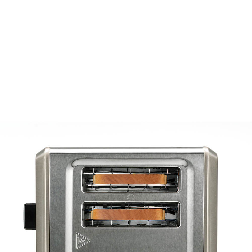 BLACK+DECKER Brødrister 4-Slice Brushed