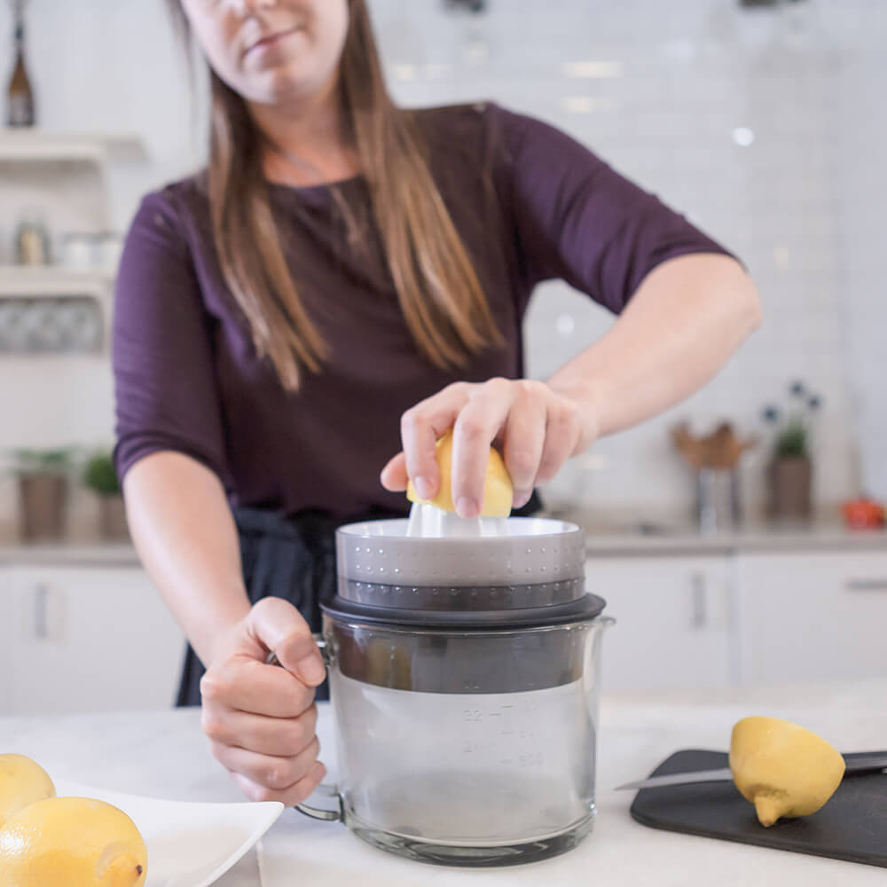 BLACK+DECKER Citruspresse 1L Brushed 30w