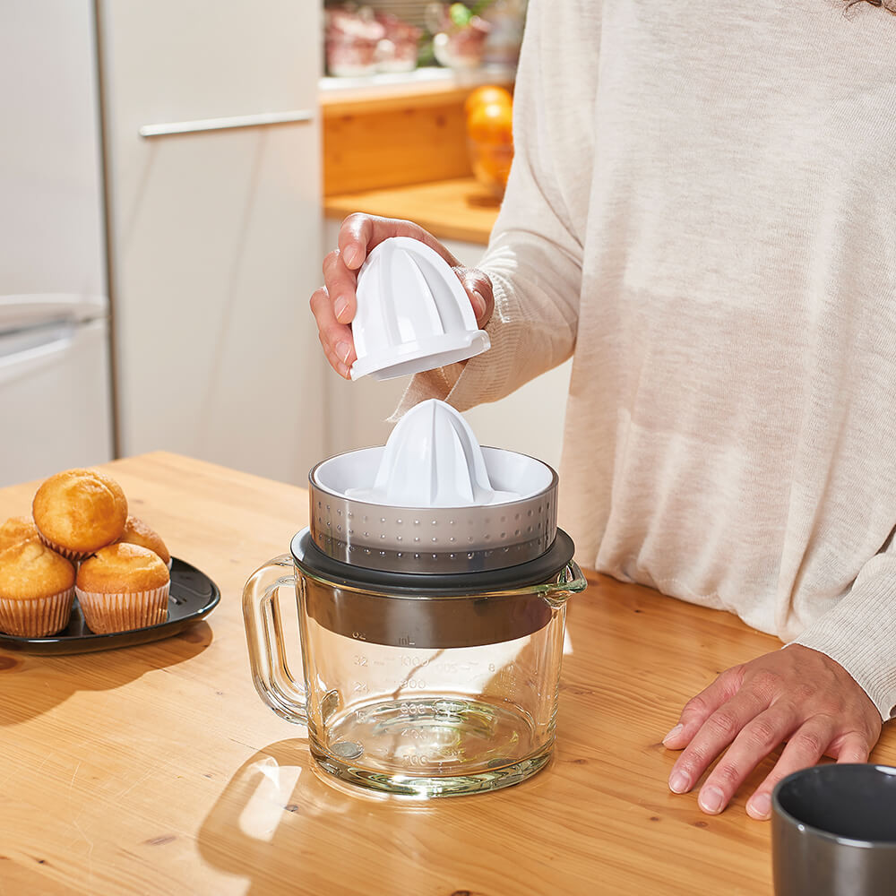 BLACK+DECKER Citruspresse 1L Brushed 30w