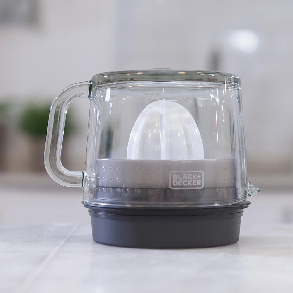BLACK+DECKER Citruspresse 1L Brushed 30w