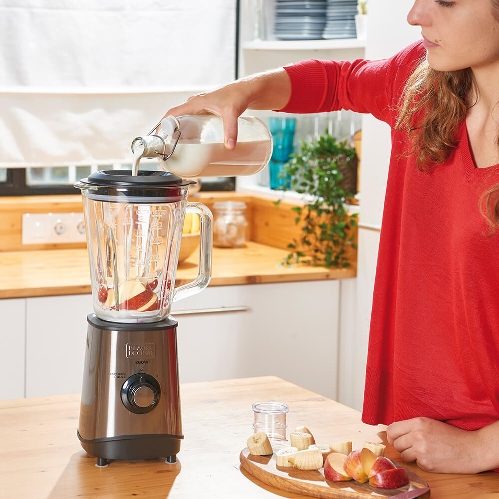 BLACK+DECKER Blender 800W Brushed