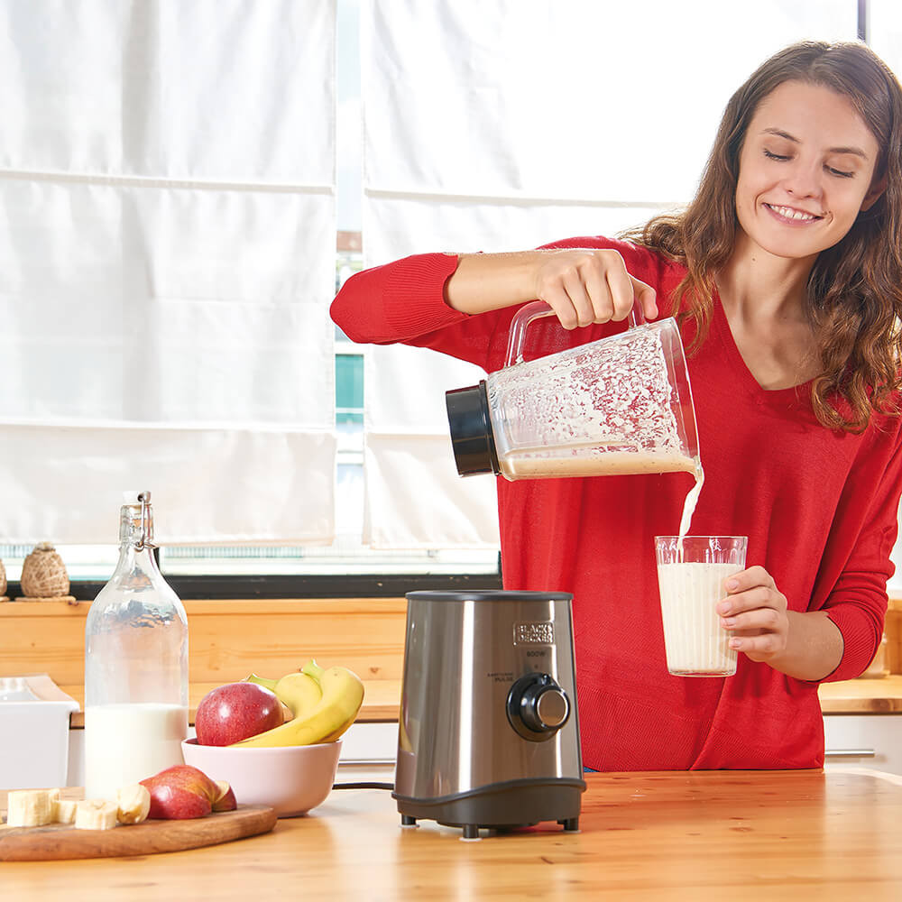 BLACK+DECKER Blender 800W Brushed