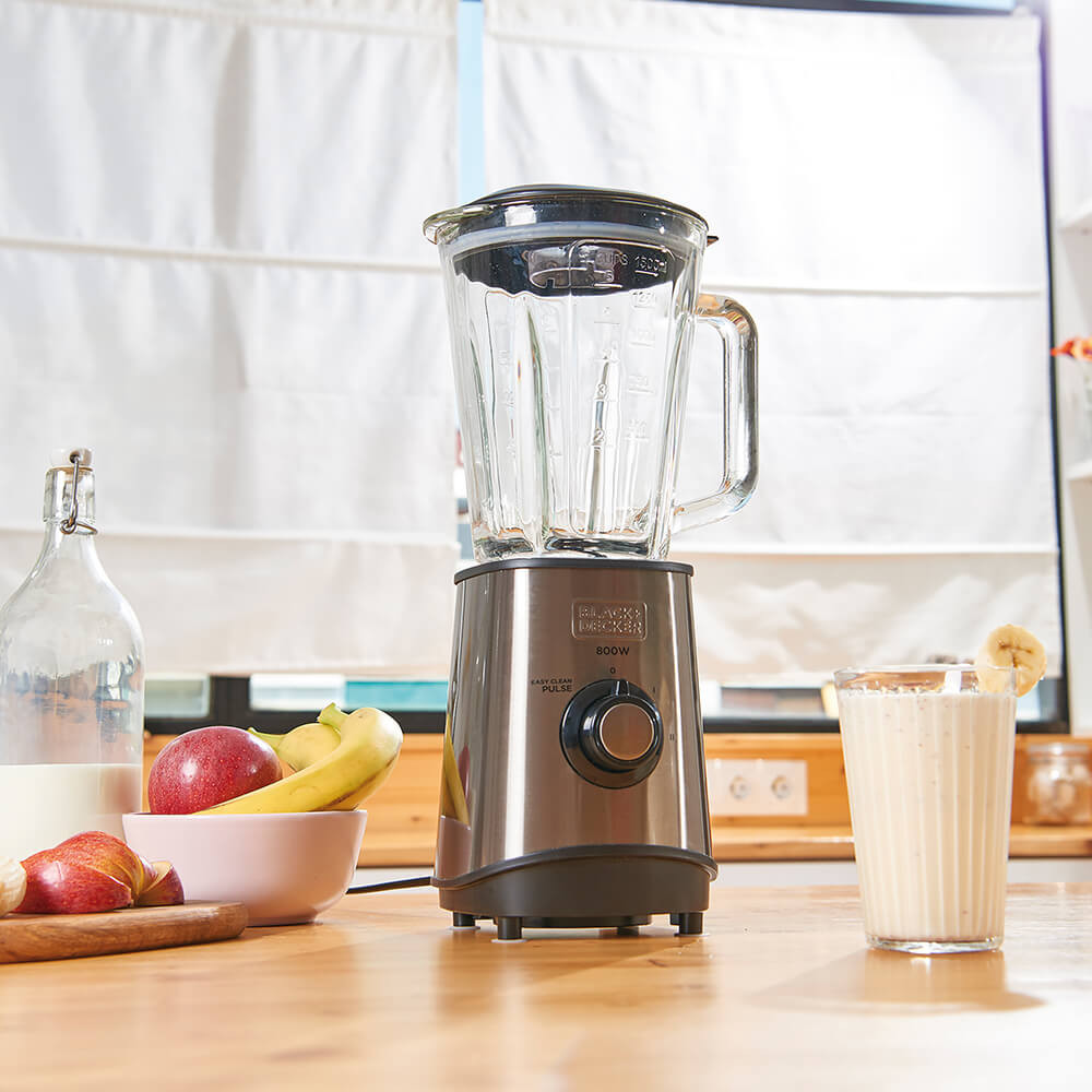 BLACK+DECKER Blender 800W Brushed