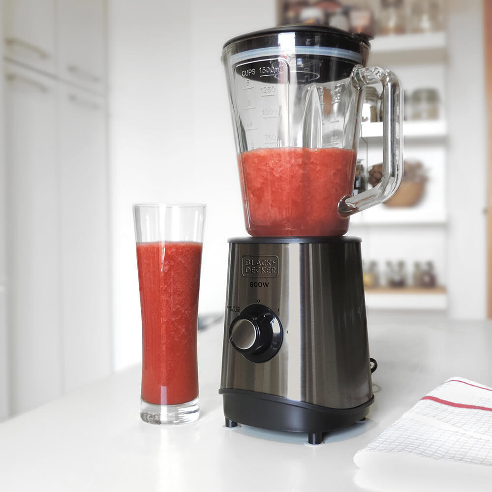 BLACK+DECKER Blender 800W Brushed