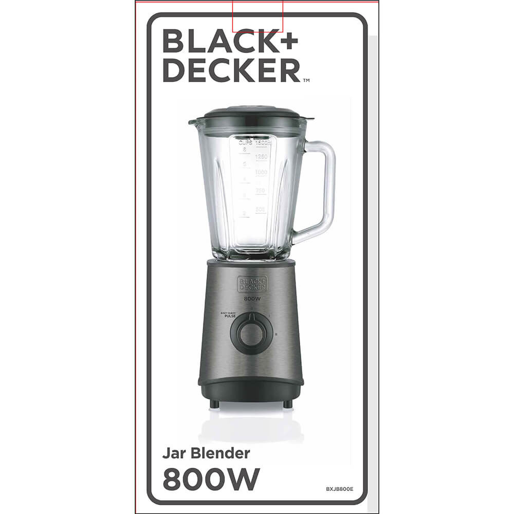 BLACK+DECKER Blender 800W Brushed