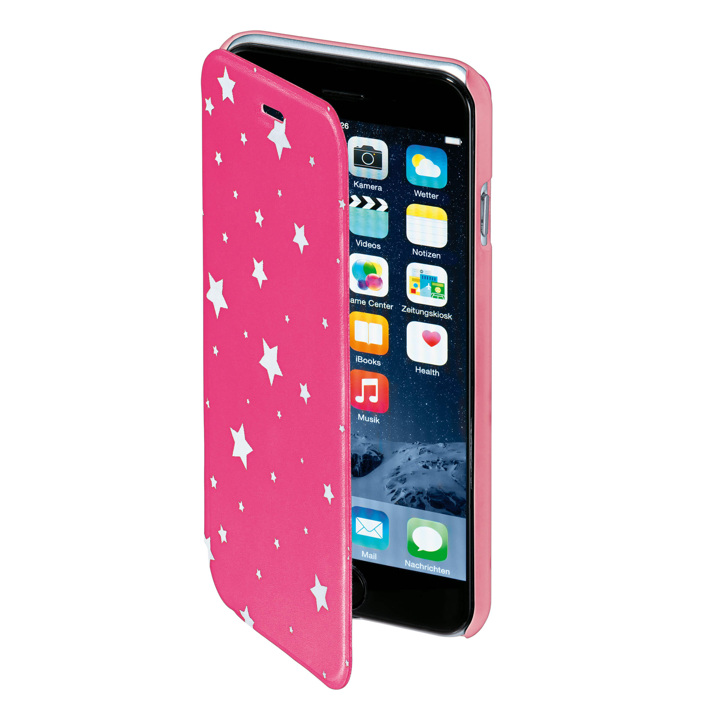 HAMA Lommebokveske DesignLine iPhone6/6S Star Glow Rosa