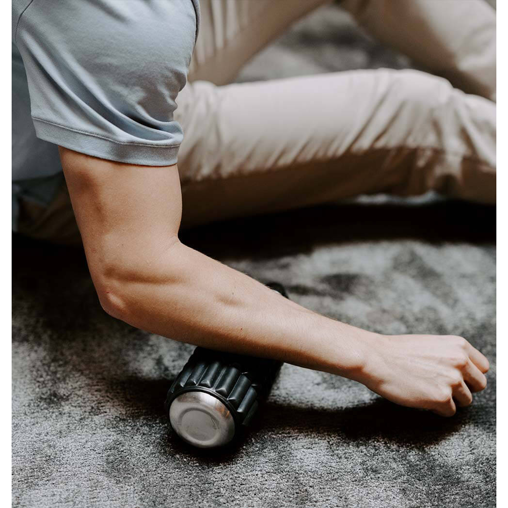 SWEDISH POSTURE Water Bottle Foam Roller Wavewell