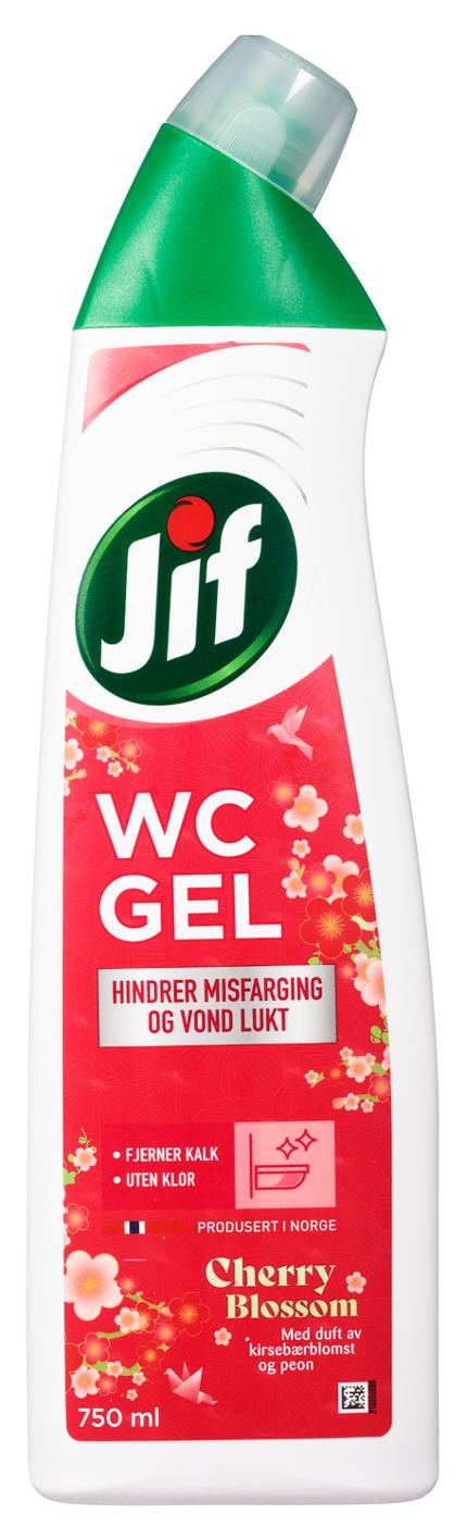 BildeToalettrens Jif Wc-Gel Cherry Bl 0,75L