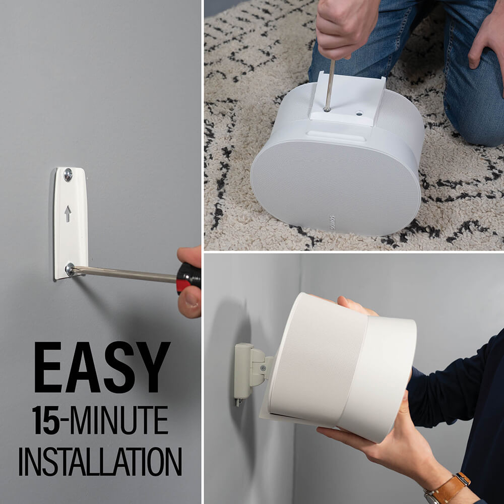 SANUS Wall Mount for Sonos ERA300 Single White