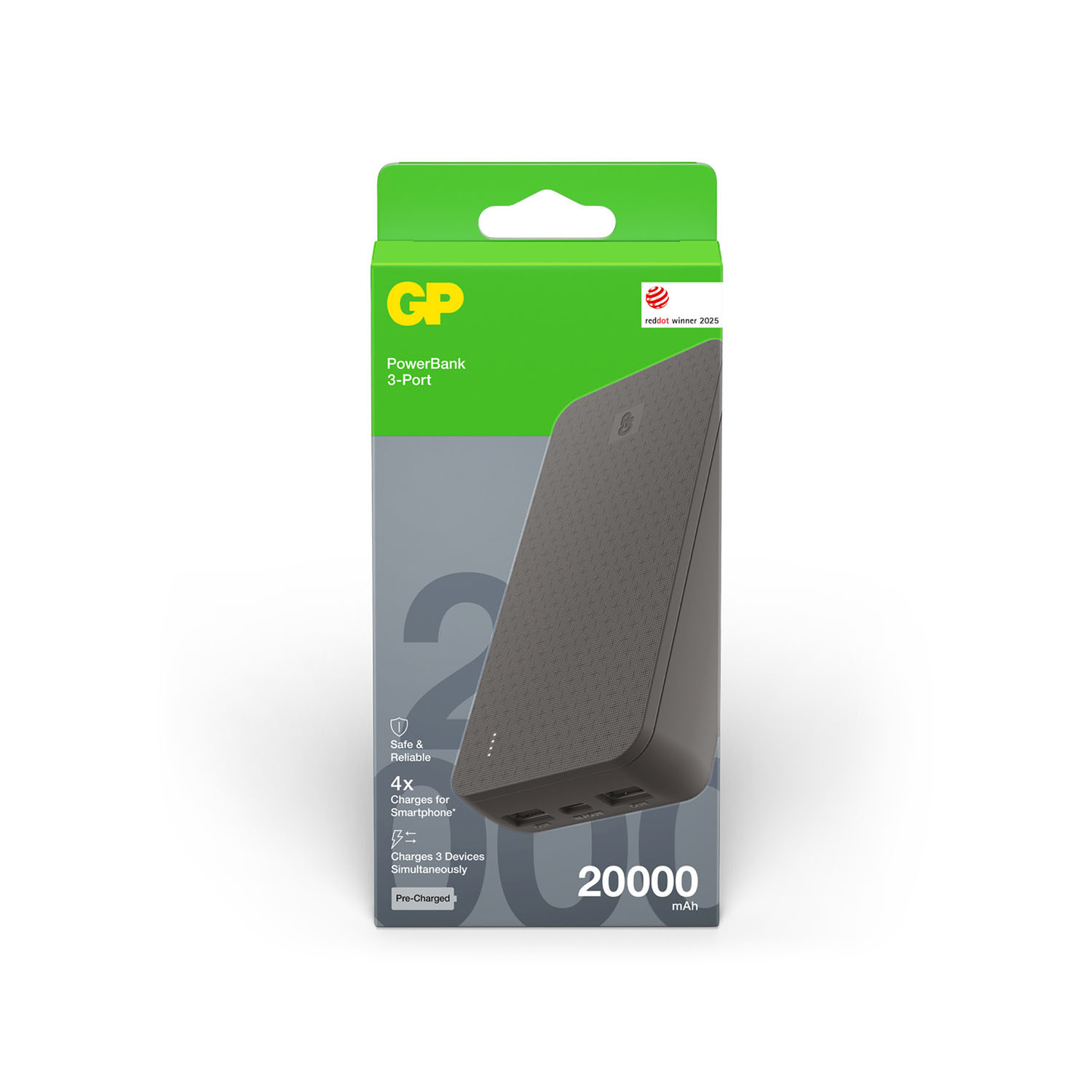GP Powerbank Plus 20000mAh Black