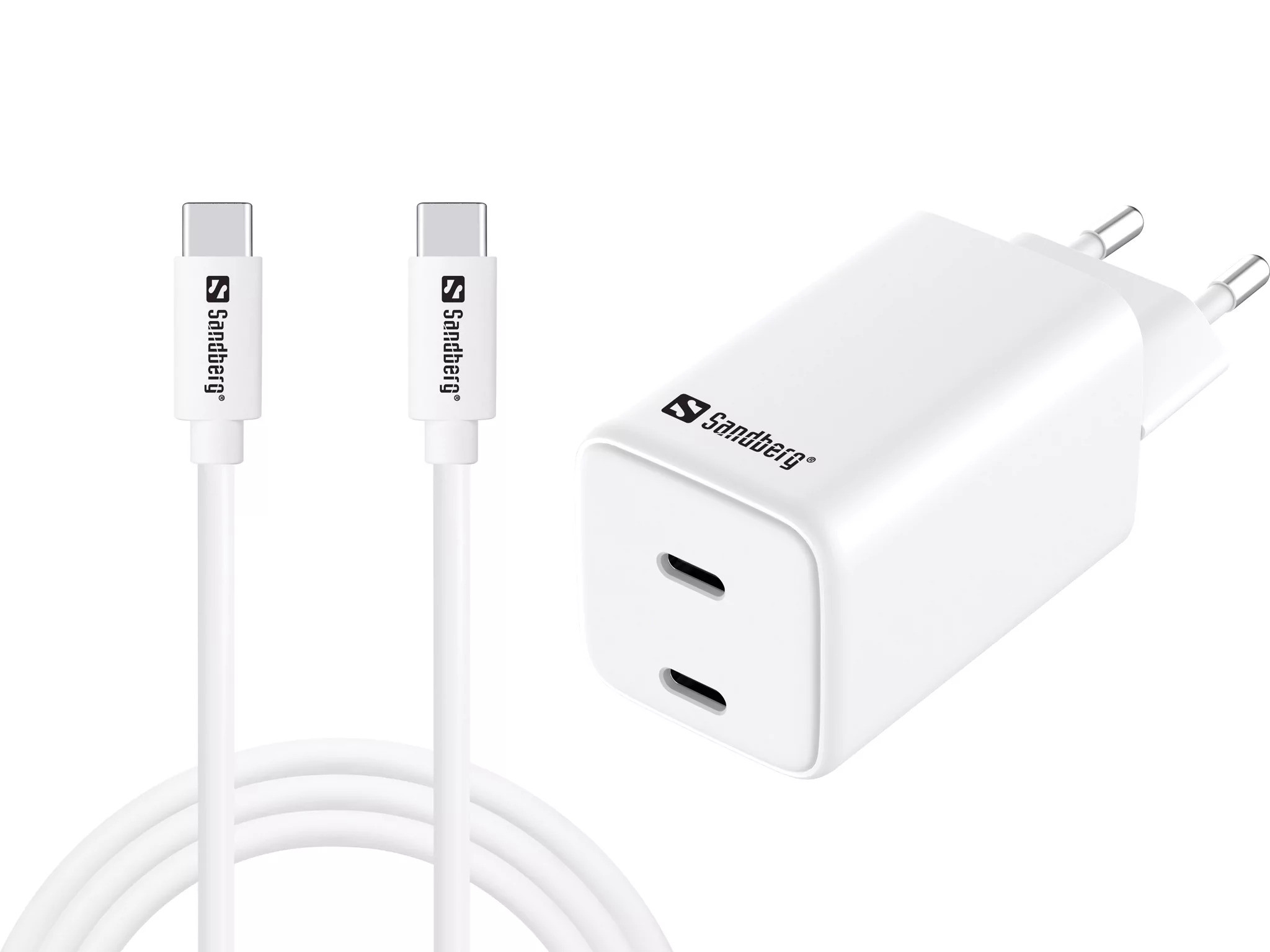 BildeSandberg AC Charger USB-C PD65W EU 1.5M