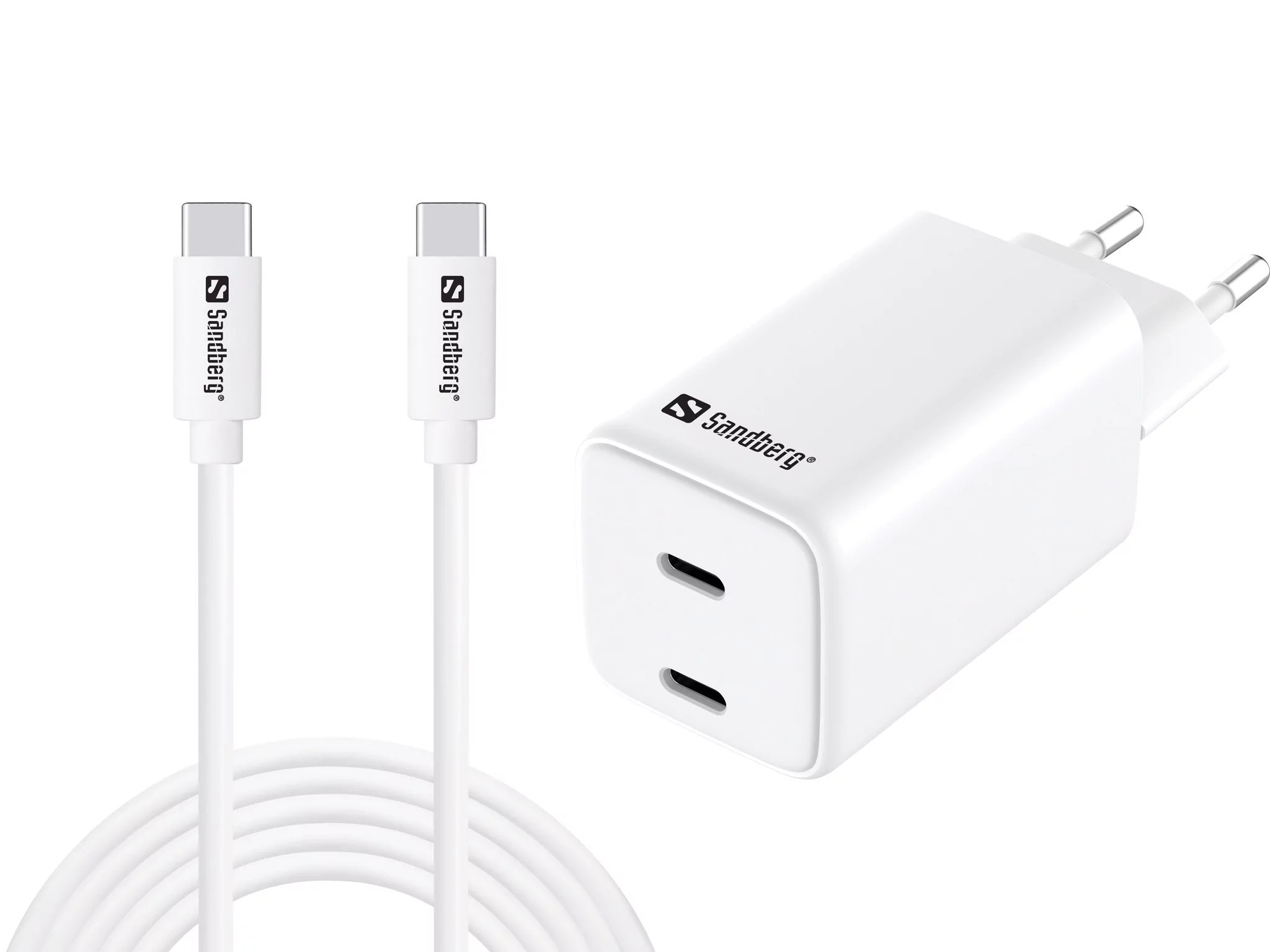 BildeSandberg AC Charger USB-C PD65W EU 3M