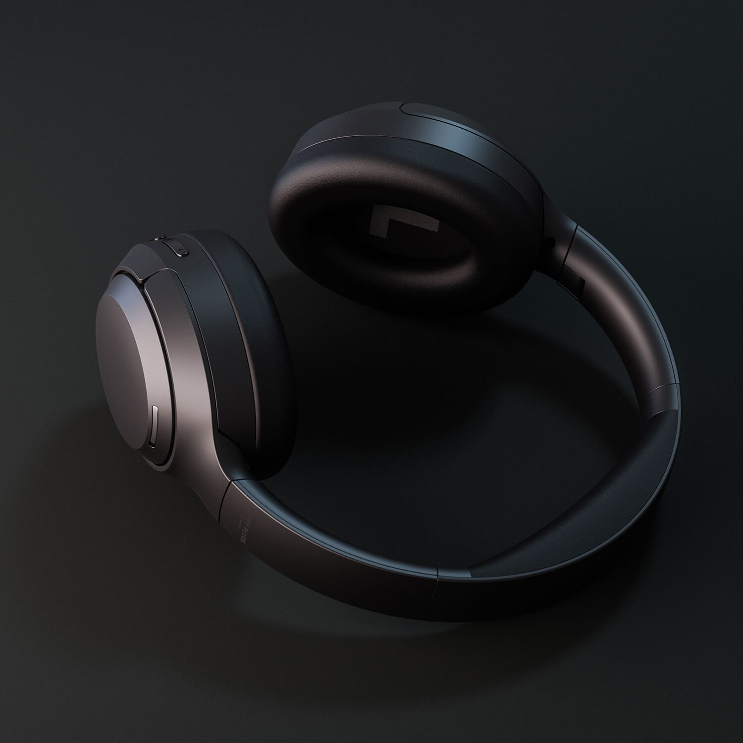 HAPPY PLUGS Headphone Play Lite Over-Ear Wireless Black