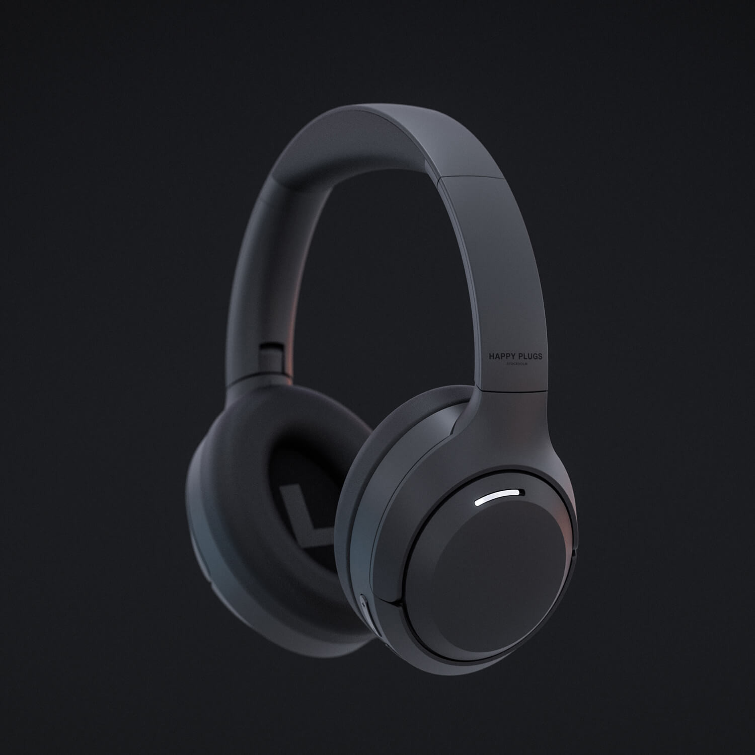 HAPPY PLUGS Headphone Play Lite Over-Ear Wireless Black