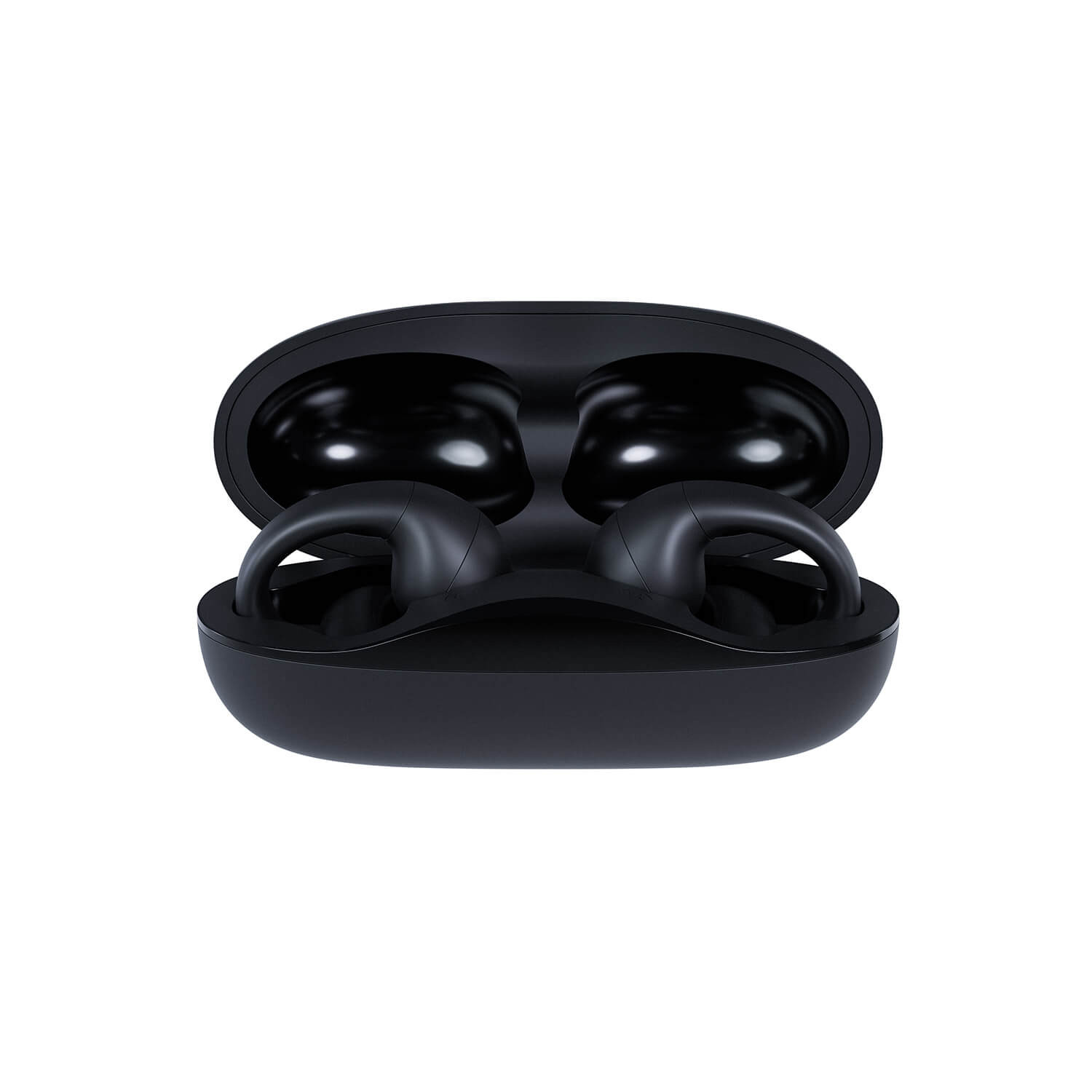 HAPPY PLUGS Headphone Clip OWS True-Wireless Black