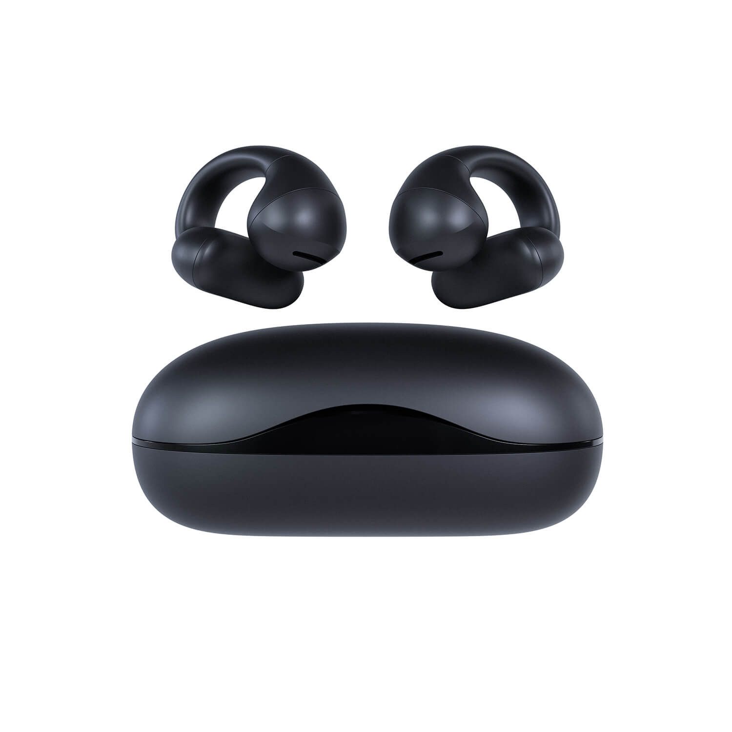 HAPPY PLUGS Headphone Clip OWS True-Wireless Black