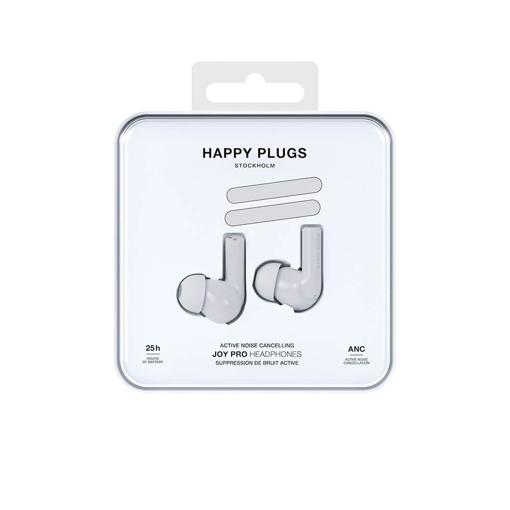 HAPPY PLUGS Headphone JOY Pro In-Ear ANC True-Wireless White