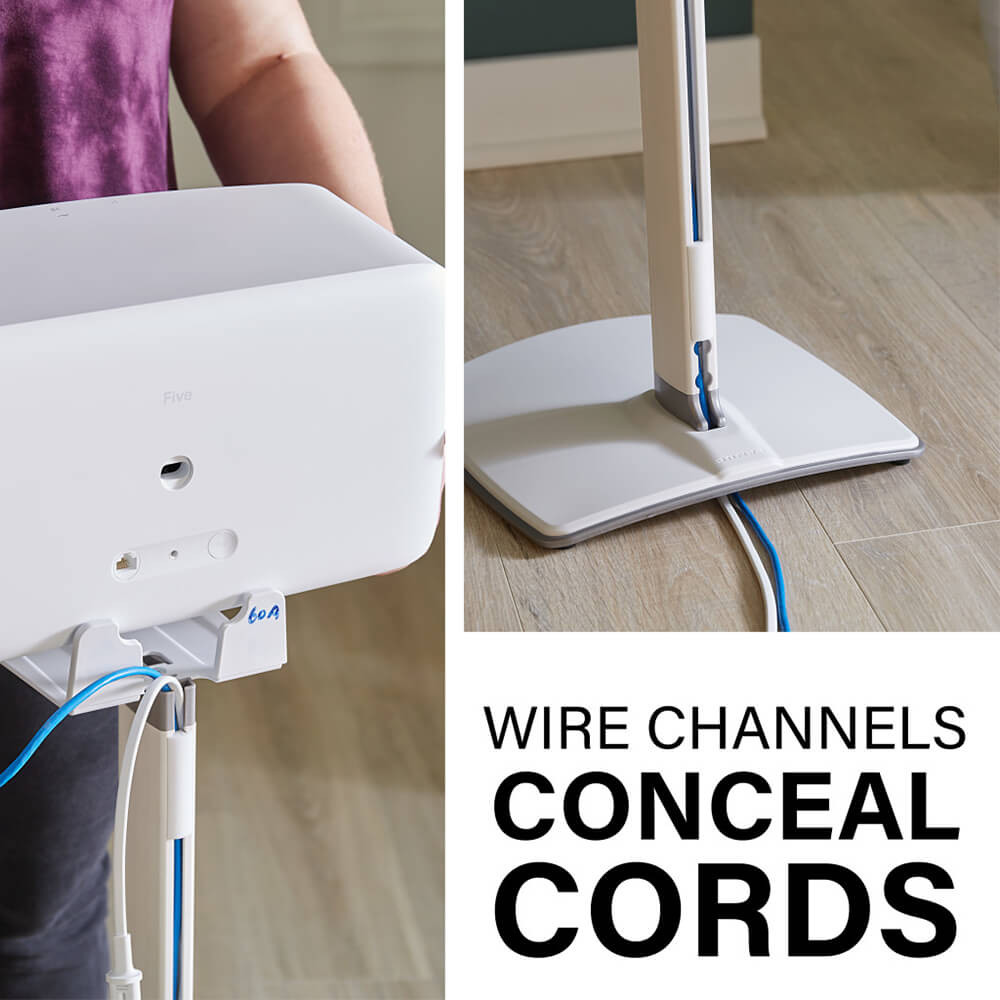SANUS Floor Stand for Sonos Play:5 White