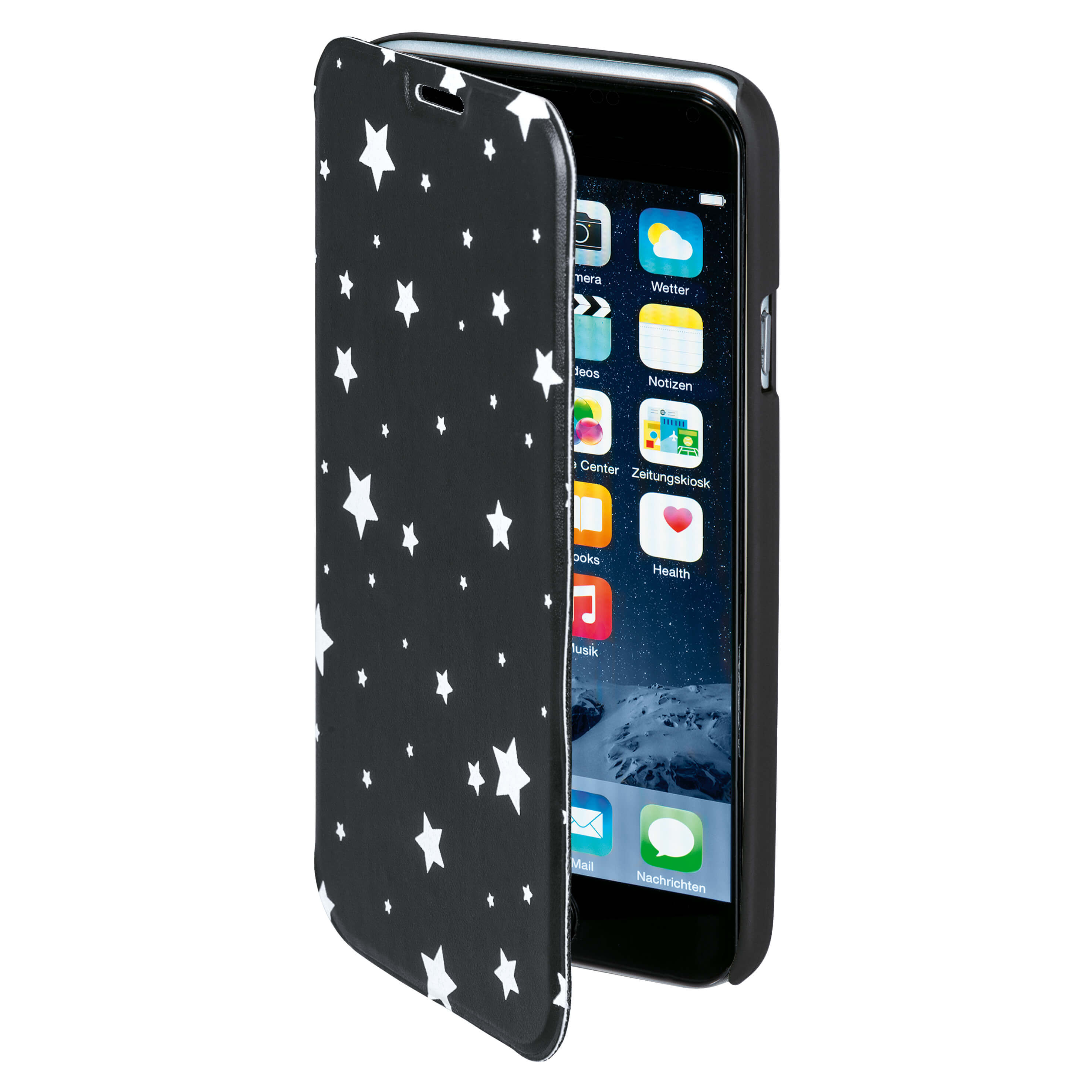 HAMA Lommebokveske DesignLine iPhone 6/7/8/SE Star Glow Black