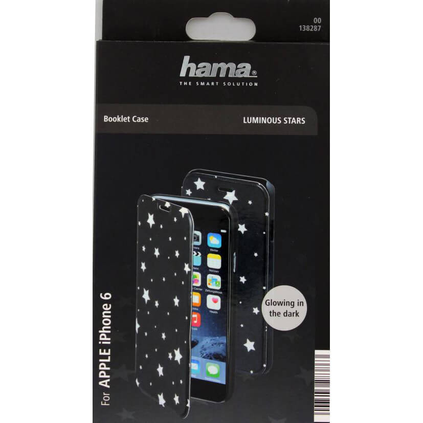 HAMA Lommebokveske DesignLine iPhone 6/7/8/SE Star Glow Black