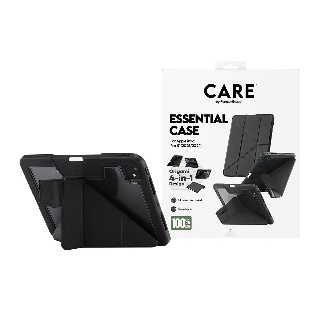 CARE Essential Case Black iPad Pro 11'' (2024-2025)