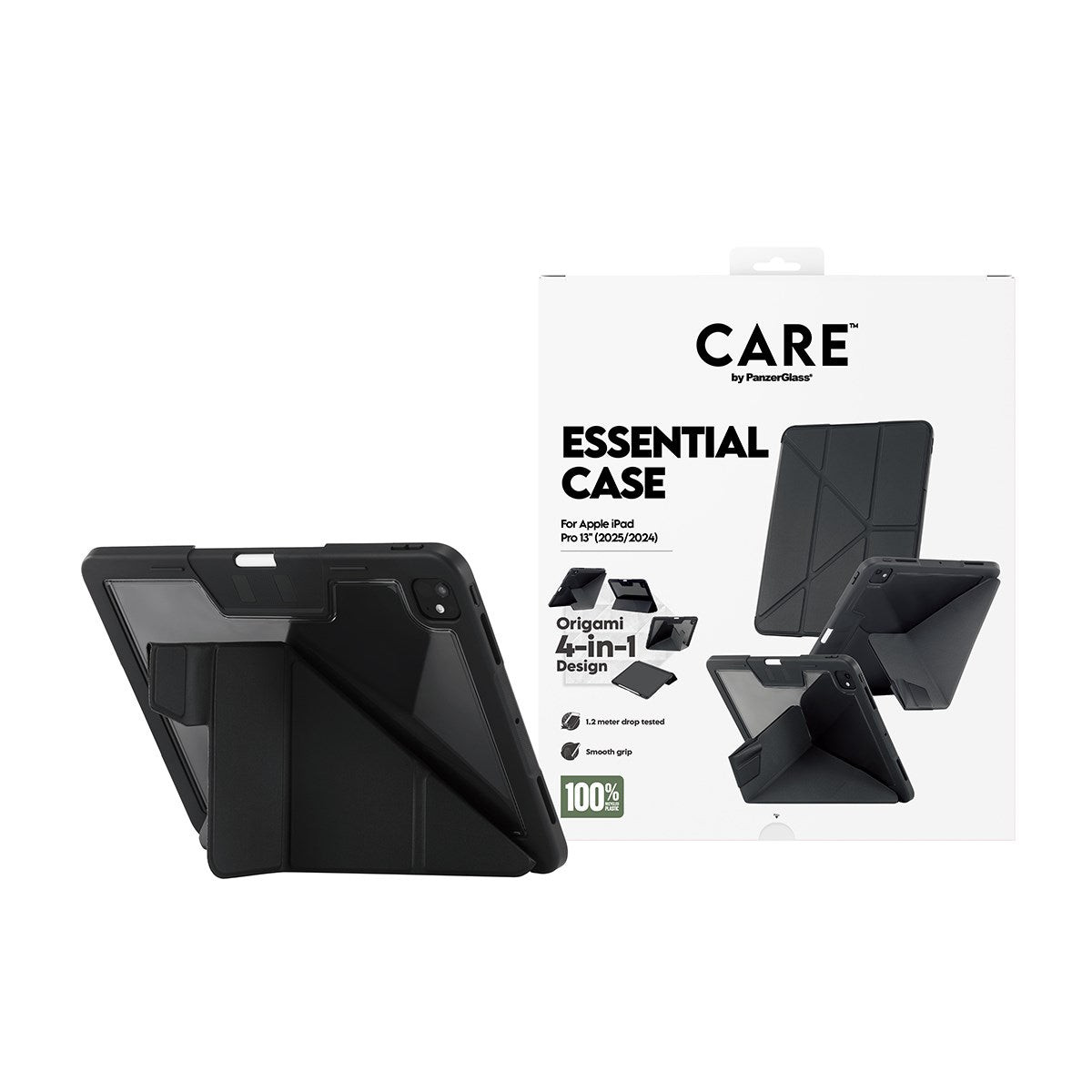 CARE Essential Case Black iPad Pro 13'' (2024-2025)