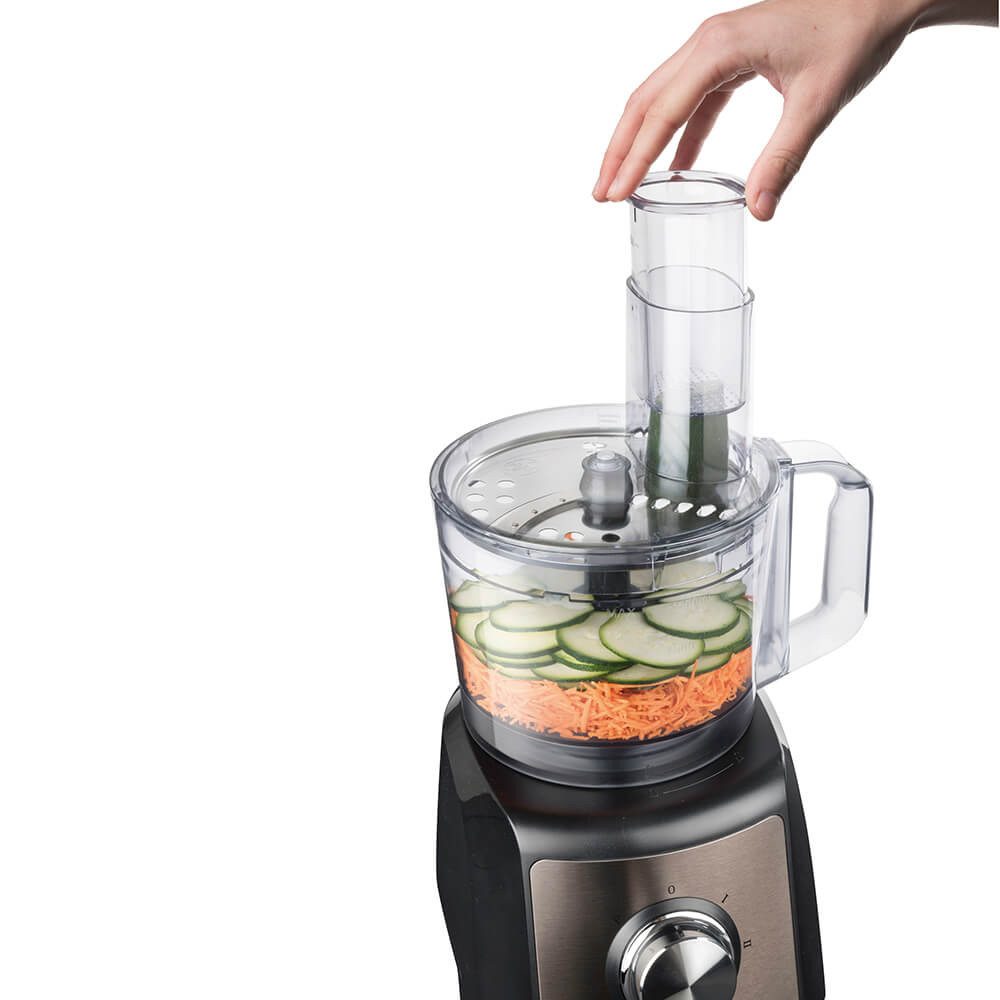 BLACK+DECKER Kjøkkenmaskin 1200W Brushed