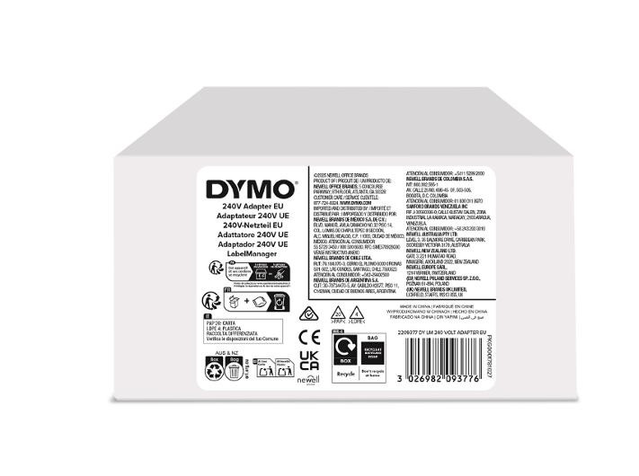 Dymo Adapter 240V Lm160/210D R5200/4200