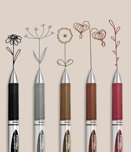 Geleroller Pentel 0,7Mm Sephia