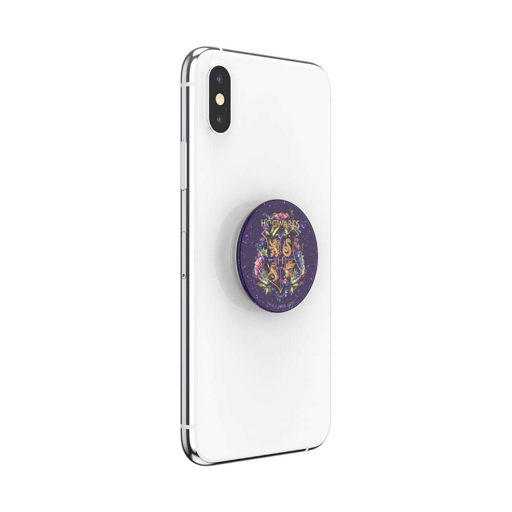 POPSOCKETS PopGrip Licensed Glitter Hogwarts Floral