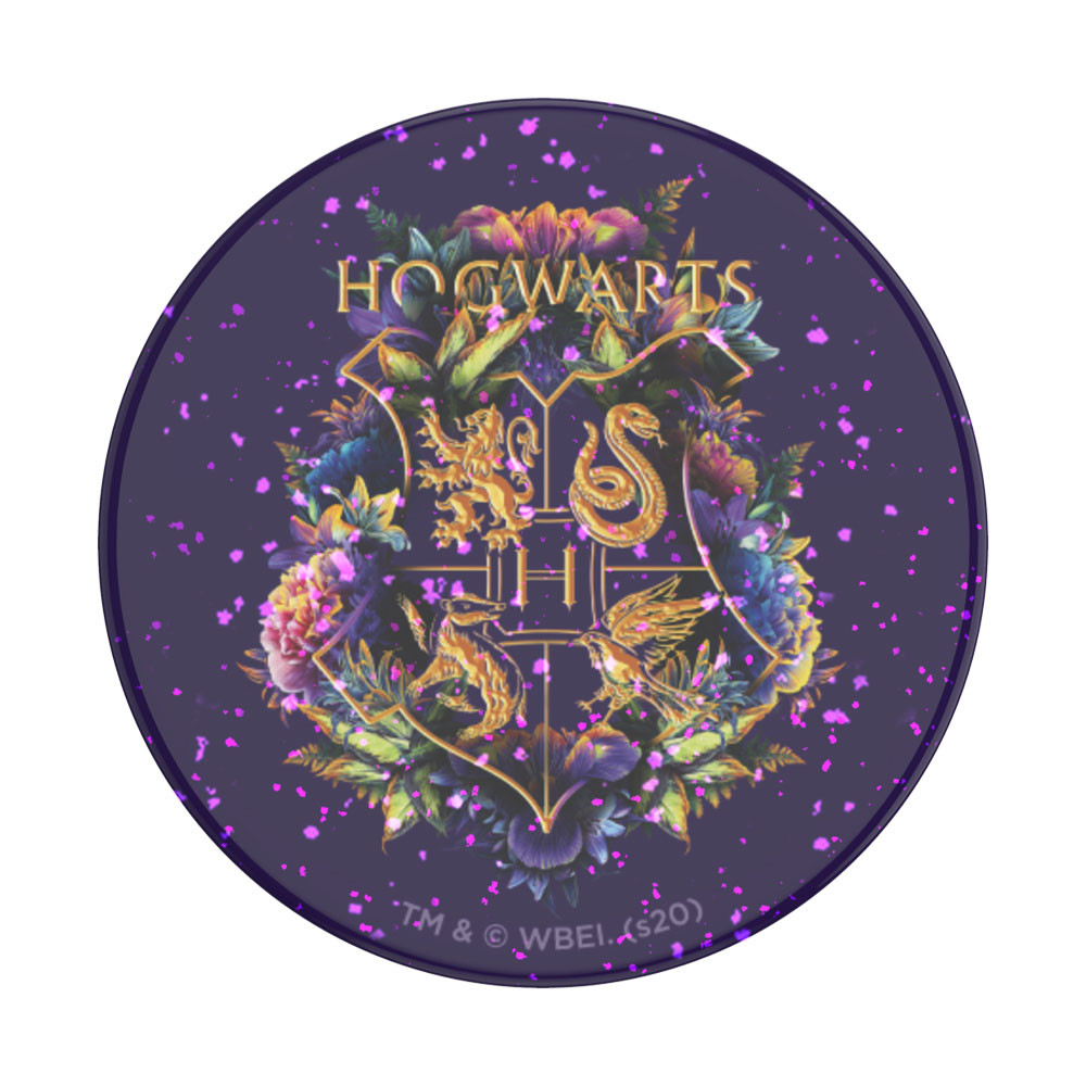 POPSOCKETS PopGrip Licensed Glitter Hogwarts Floral