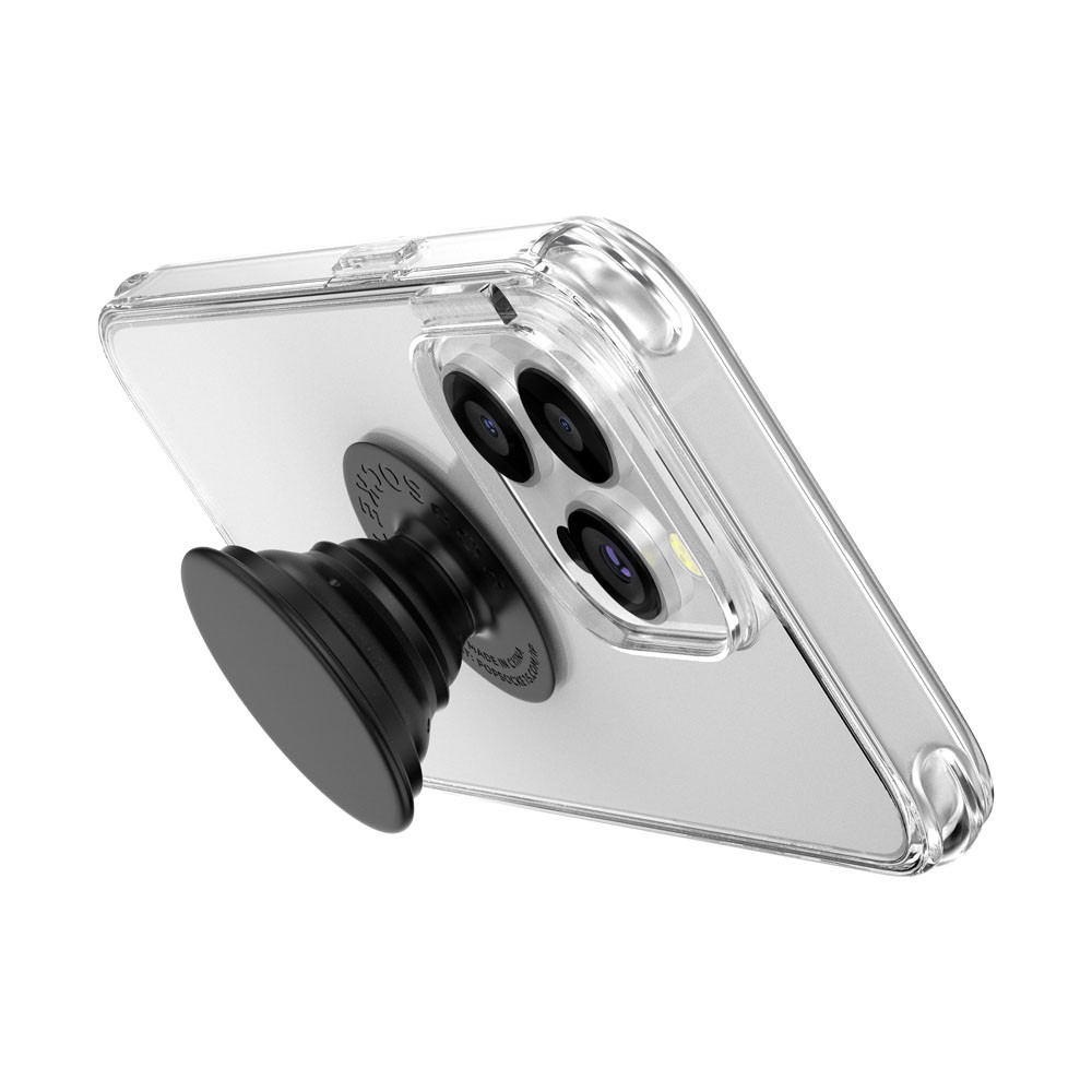 POPSOCKETS Black Avtagbart Grip med stativfunksjon