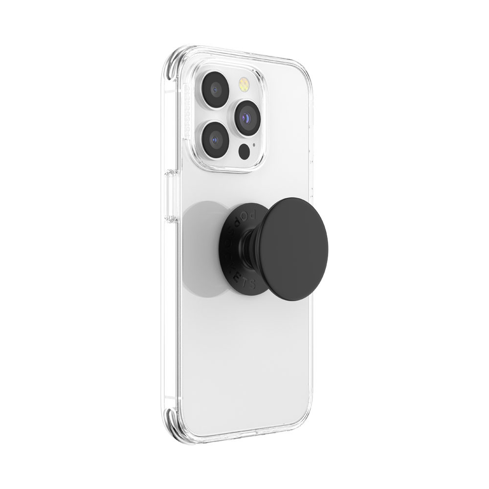 POPSOCKETS Black Avtagbart Grip med stativfunksjon
