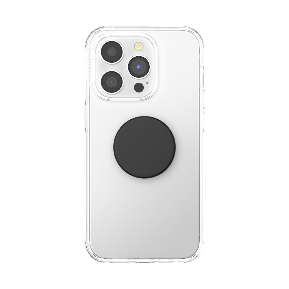 POPSOCKETS Black Avtagbart Grip med stativfunksjon