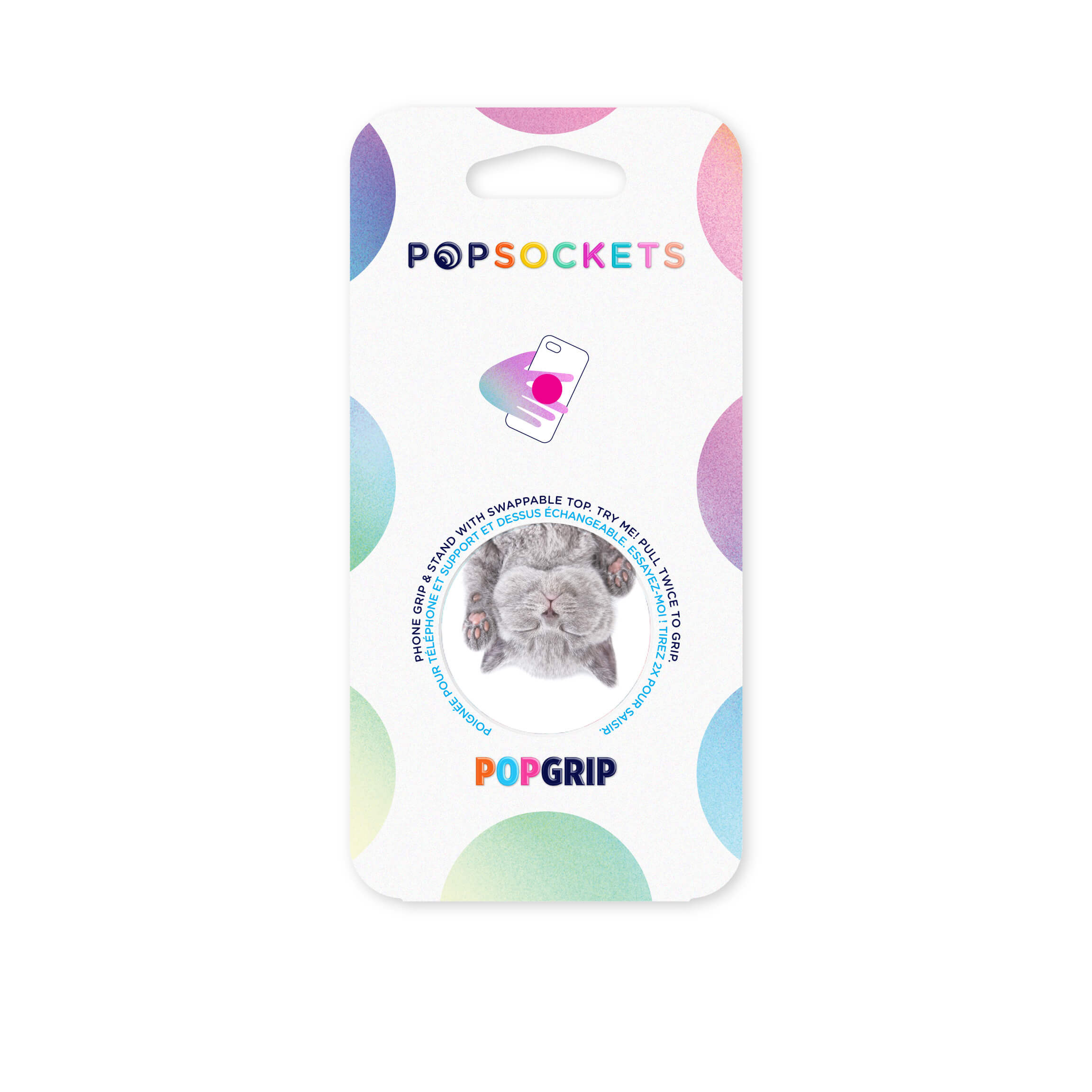 POPSOCKETS Cat Nap Avtagbart Grip med stativfunksjon