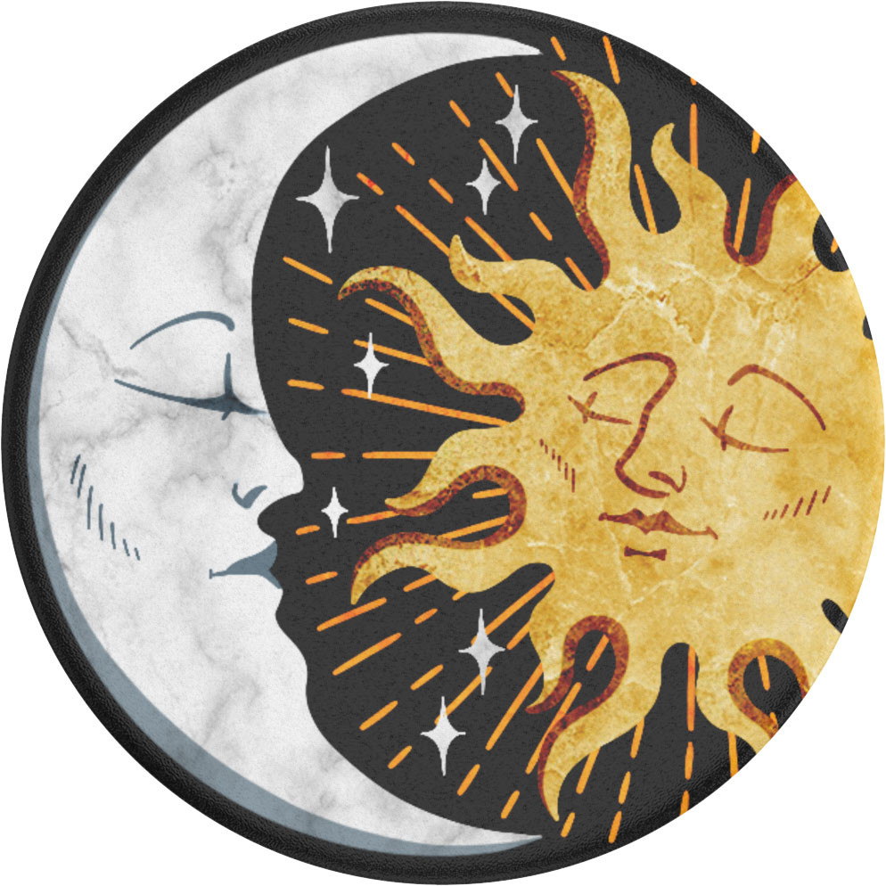 POPSOCKETS Sun and Moon Avtagbart Grip med Stativfunksjon