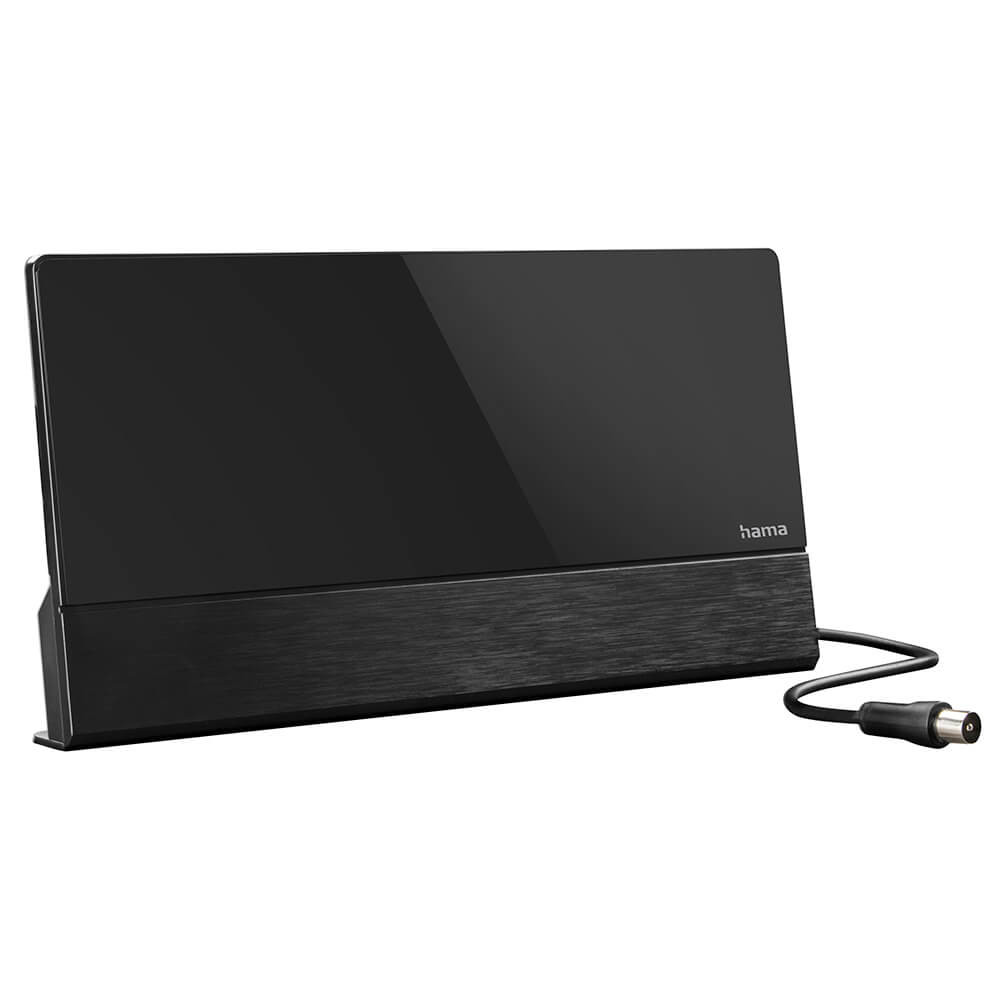 HAMA Indoor Antenna Pro 55 DAB+/DAB/DVB-T2/FM Flat Black