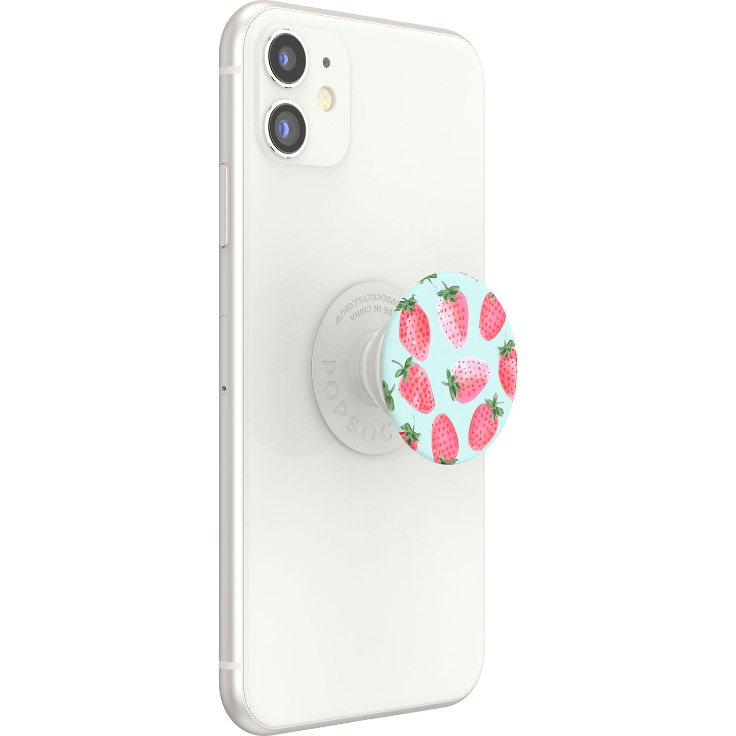 POPSOCKETS Strawberry Rain Avtagbart Grip med Stativfunksjon