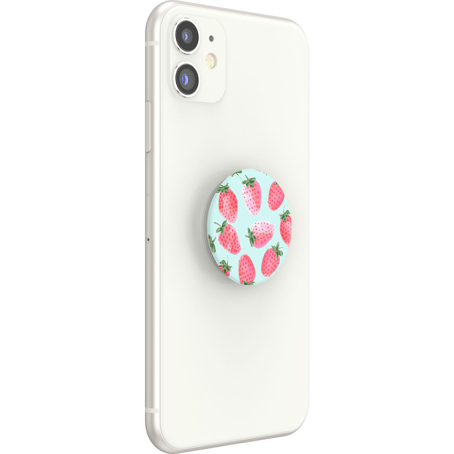 POPSOCKETS Strawberry Rain Avtagbart Grip med Stativfunksjon