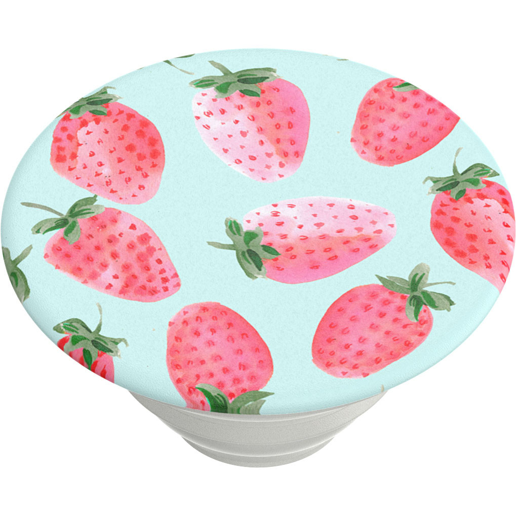 POPSOCKETS Strawberry Rain Avtagbart Grip med Stativfunksjon